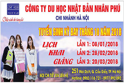 CN Hà Nội – Thông báo lịch khai giảng kỳ bay tháng 10 năm 2018